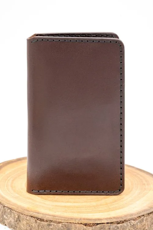 portofel barbatesc talon auto piele tabacita vegetal tempesti maro handmade tudorAce